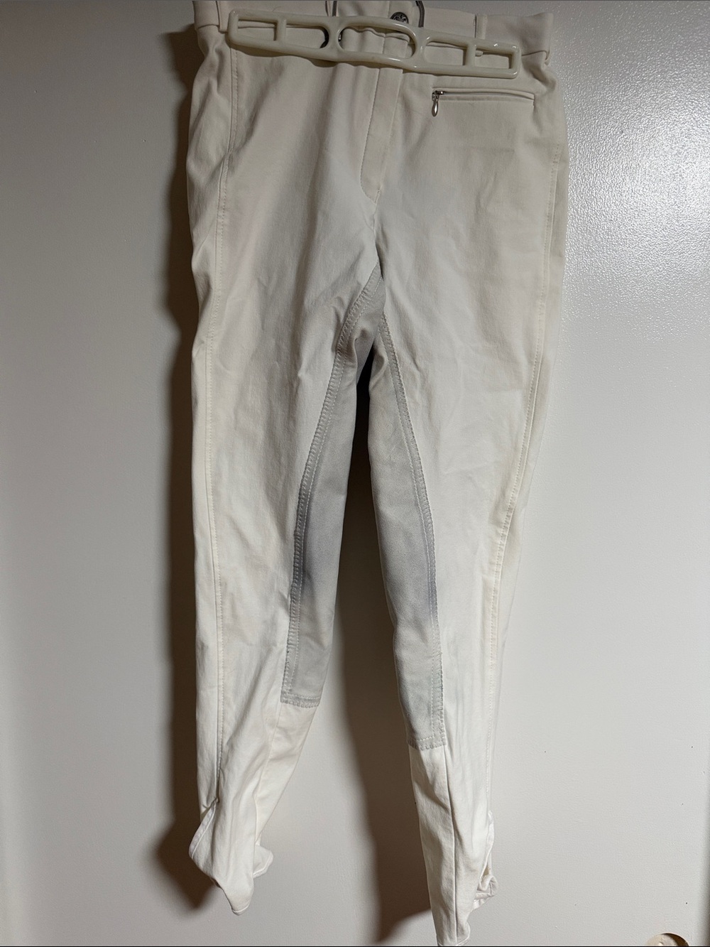 Women’s White Full Seat Equestrian Breeches - 28